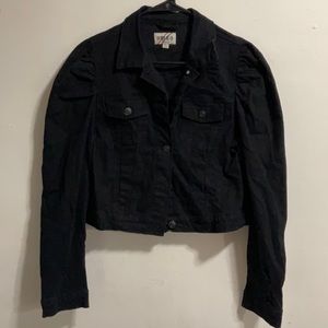2 for $10 cropped black Jacket